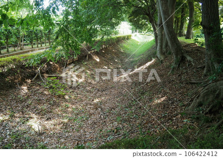 Dry moat around the main enclosure of Akayama Jinya Ruins (Akayama Castle Ruins) [Kawaguchi City, Saitama Prefecture] 106422412