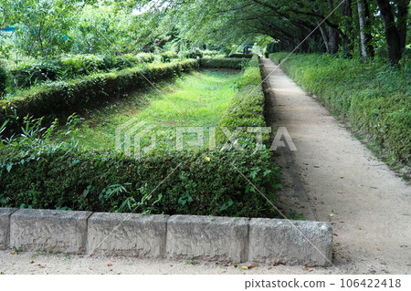 Dry moat around the main enclosure of Akayama Jinya Ruins (Akayama Castle Ruins) [Kawaguchi City, Saitama Prefecture] 106422418