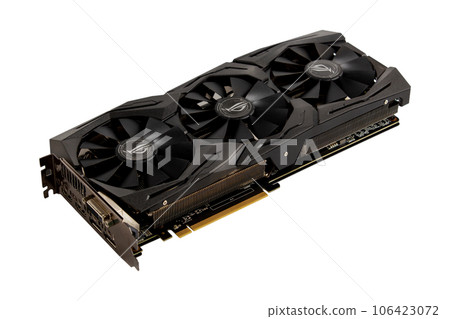 GPU Graphic card in white background 106423072