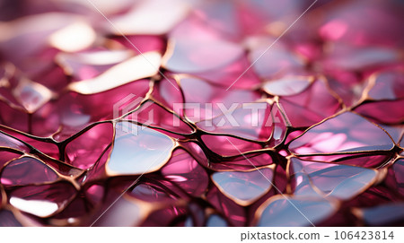 A stylish and cool gradation background image with a pink tone 106423814