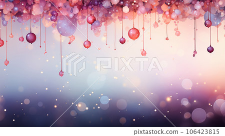 A stylish and cool gradation background image with a pink tone 106423815