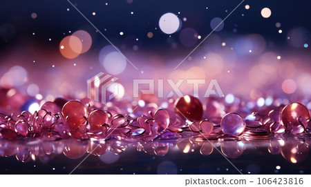 A stylish and cool gradation background image with a pink tone 106423816
