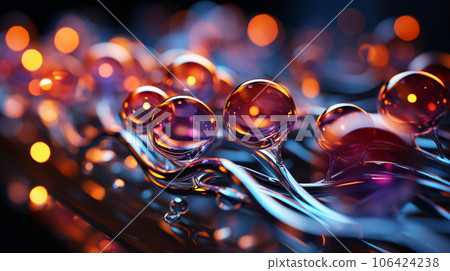一串氣泡的背景圖像 一串氣泡的背景圖像 106424238