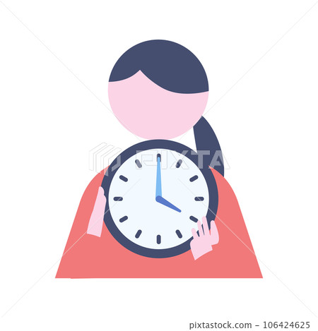 woman with watch woman with watch 106424625