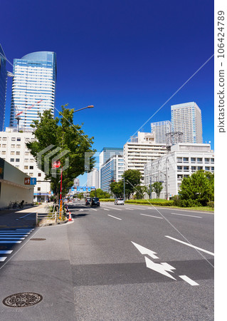Cityscape of Harumi, Tokyo 106424789