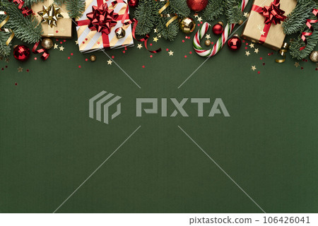Green Christmas Background Green Christmas Background 106426041