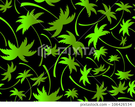 Green palm seamless pattern hawaiian shirt Vector Image