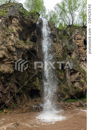 Vertical landscape with one of the Honey waterfall Vertical landscape with one of the Honey waterfall 106426540