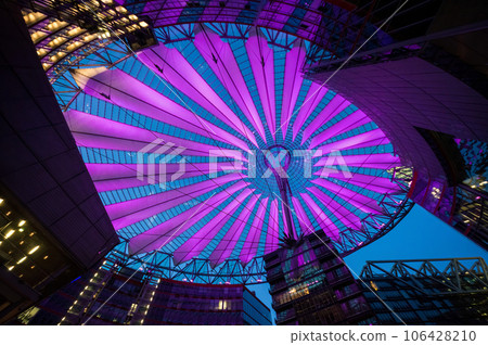 The Sony Center in Berlin, Germany 106428210