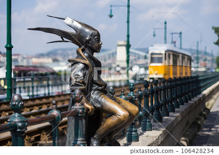 Little Princess Statue in Budapest, Hungary Little Princess Statue in Budapest, Hungary 106428234
