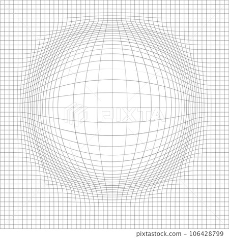 Abstract 3D wireframe. Circle wave on grid. Futuristic design element. Vector illustration Abstract 3D wireframe. Circle wave on grid. Futuristic design element. Vector illustration 106428799