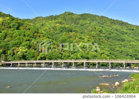 新鮮的綠色京都嵐山 新鮮的綠色京都嵐山 106428904
