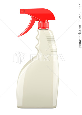 Cleaning spray bottle. 3D rendering Cleaning spray bottle. 3D rendering 106429277