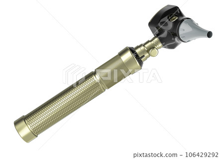 Otoscope, auriscope. 3D rendering Otoscope, auriscope. 3D rendering 106429292