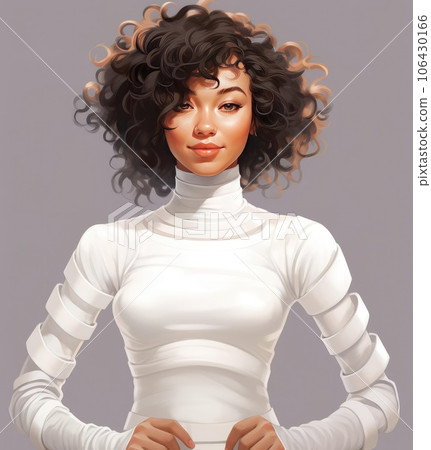 Potter of a beautiful young woman 106430166
