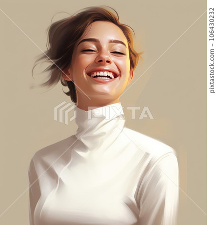 Potter of a beautiful young woman 106430232