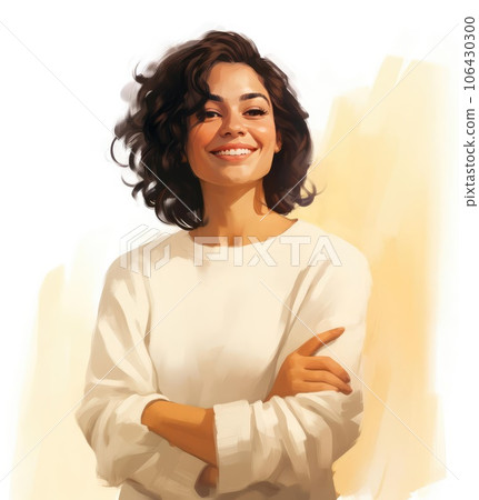 Potter of a beautiful young woman 106430300