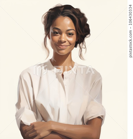 Potter of a beautiful young woman 106430334