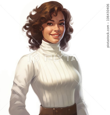 Potter of a beautiful young woman 106430406