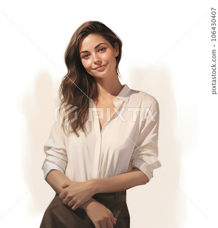 Potter of a beautiful young woman Potter of a beautiful young woman 106430407