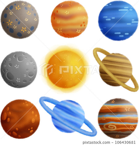 set of planets in a solar system set of planets in a solar system 106430681