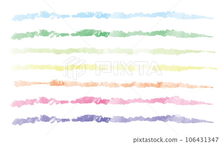 Watercolor style simple line set pastel Watercolor style simple line set pastel 106431347