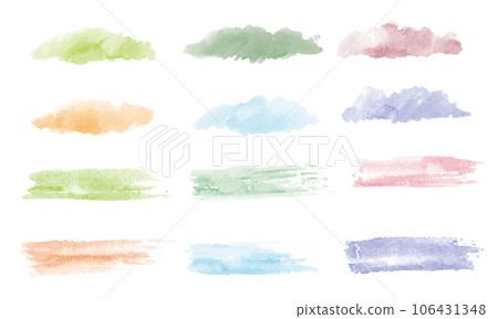 Easy-to-use texture for web title background drawn in watercolor, earth colors Easy-to-use texture for web title background drawn in watercolor, earth colors 106431348