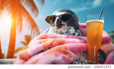 Chillin' Penguin: A Tropical Retreat Chillin' Penguin: A Tropical Retreat 106431971