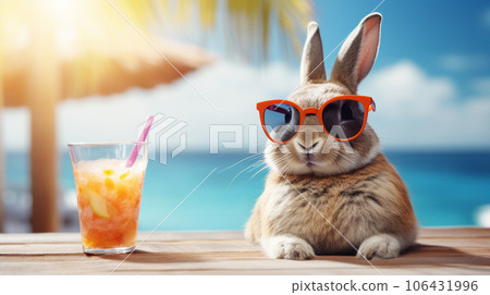 Chillin' Bunny: A Rabbit's Tropical Getaway Chillin' Bunny: A Rabbit's Tropical Getaway 106431996