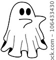cute halloween ghosts illustration 106433430