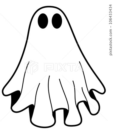 cute halloween ghosts illustration cute halloween ghosts illustration 106433434