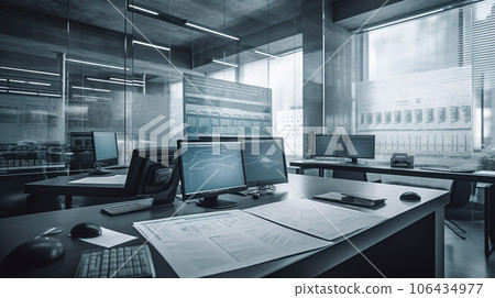 投資、圖表、交易員、財務辦公室形象 106434977