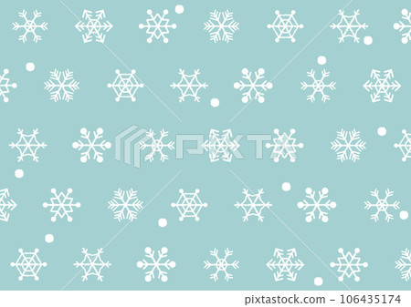 Snowflake background design (vector horizontal) 106435174