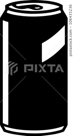 drink can in black and white drink can in black and white 106435236