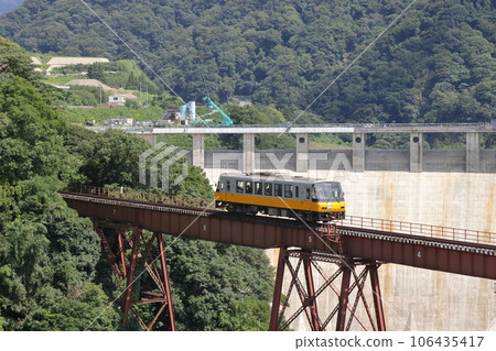 穿越立野橋的南阿蘇鐵道MT-3000 106435417