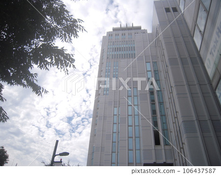 Landscape photography Bay Square Yokosuka Sky spreading beyond the skyscrapers Landscape photography Bay Square Yokosuka Sky spreading beyond the skyscrapers 106437587