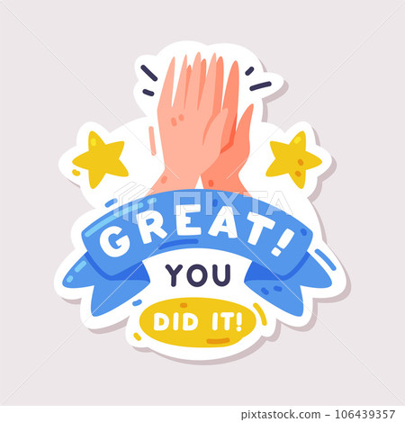 Clapping hands emoji icon. Applause gesture logo. Congratulation. Isolated  vector illustration Stock Vector | Adobe Stock