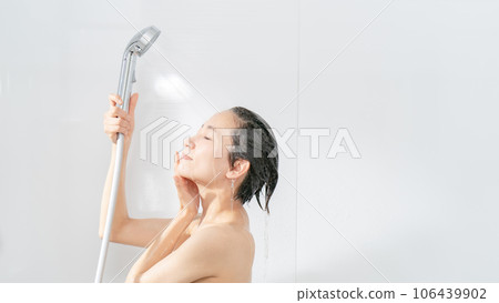 Shower water saving women 106439902