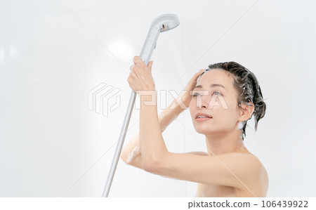 Shower water saving women 106439922