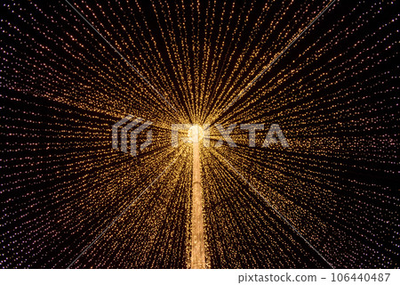 Background of Christmas lights 106440487