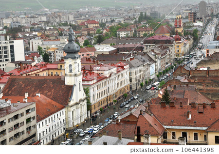 Cluj Napoca city top view. Romania Cluj Napoca city top view. Romania 106441398