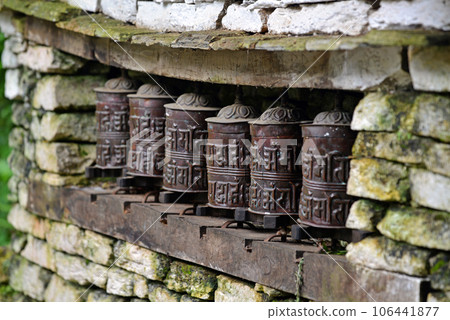 Prayer wheels Prayer wheels 106441877