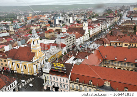 Cluj Napoca city top view. Romania Cluj Napoca city top view. Romania 106441938