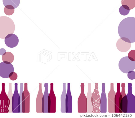 Wine bottle banner frame 300 x 250 rectangle 300:250 wine 106442180
