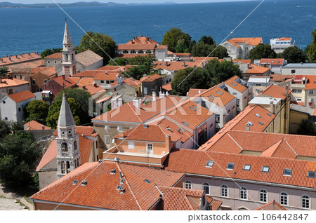 Zadar city, Mediterranean coast, Croatia 106442847