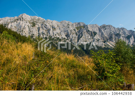 Limestone mountains. Southern Carpathians, Romania 106442938