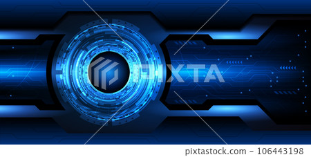 circuit board Abstract modern circle futuristic  106443198
