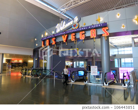 Photo from McCarran International Airport "Welcome to LAS VEGAS" Photo from McCarran International Airport "Welcome to LAS VEGAS" 106443851
