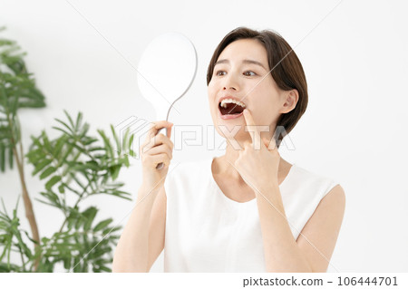 Dental beauty woman Dental beauty woman 106444701