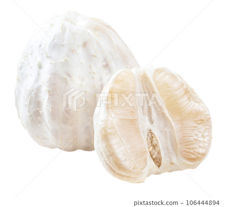 Pomelo mid-autumn festival white background go back pomelo isolated clipping path 切り抜き 106444894